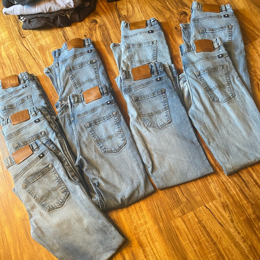 Lucky Brand jeans.